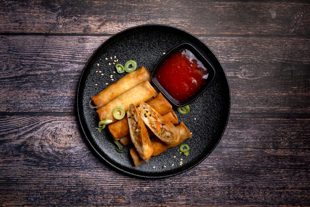 Chicken spring rolls