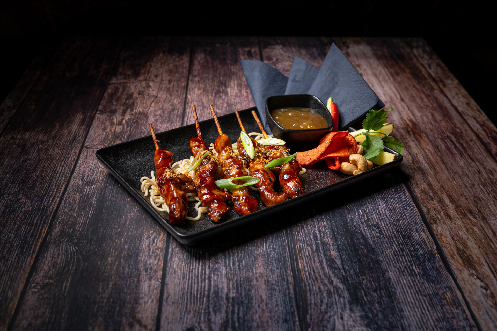 Yakitori chicken legmeat 30g, soya sauce